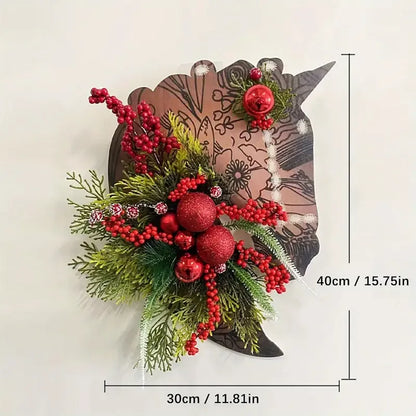 ⏰Christmas Sale 49% OFF🐴Horse Head Wreath for Christmas