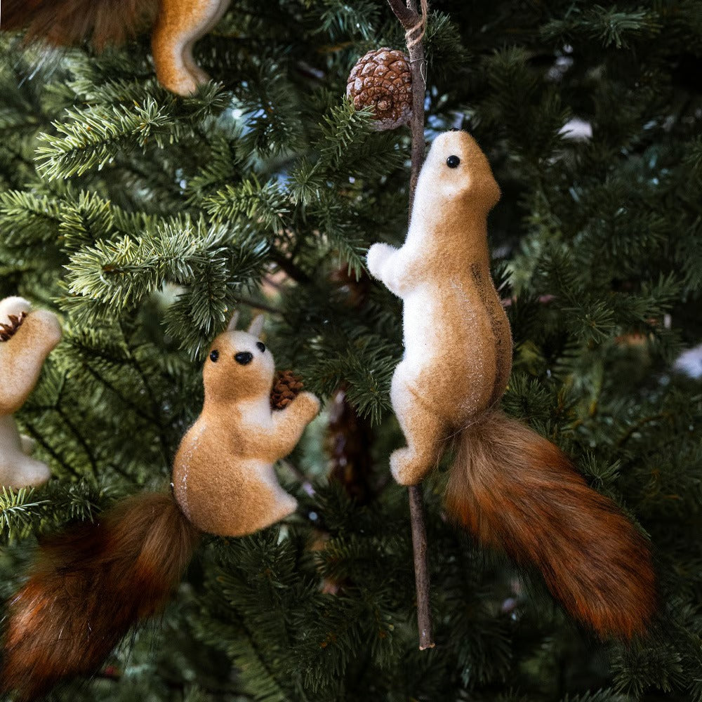 🐿️✨Adorable Christmas Squirrel Ornaments