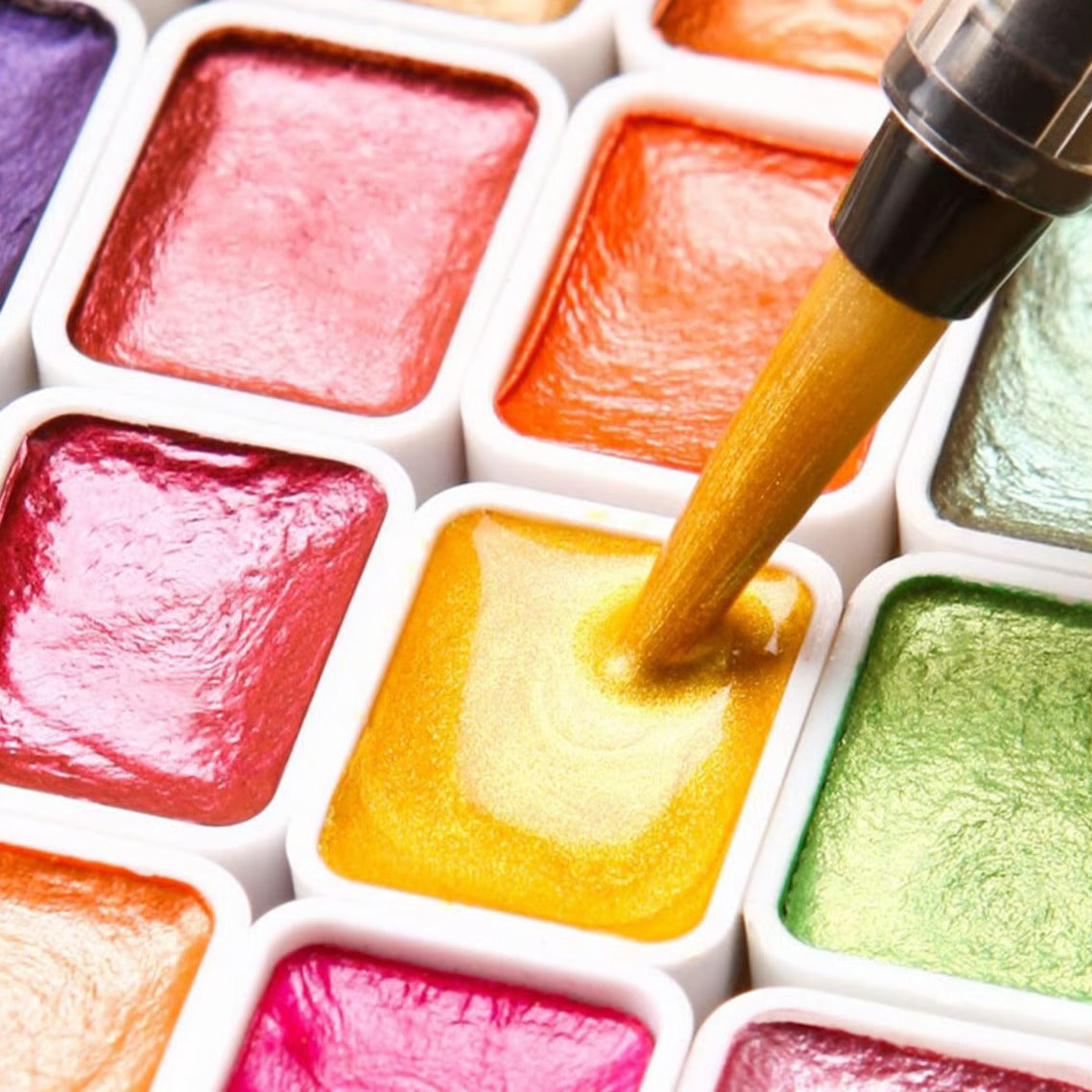 🌈 Pearlescent Watercolor Paint Set