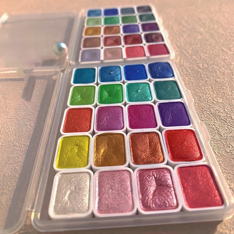🌈 Pearlescent Watercolor Paint Set