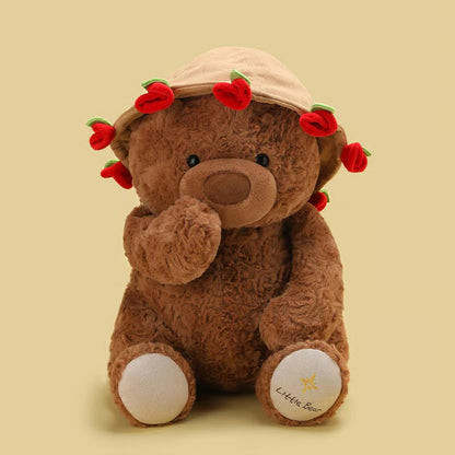 🌹Perfect Gift for Her🌹Cute Teddy Bear Plush Toy with Red Rose