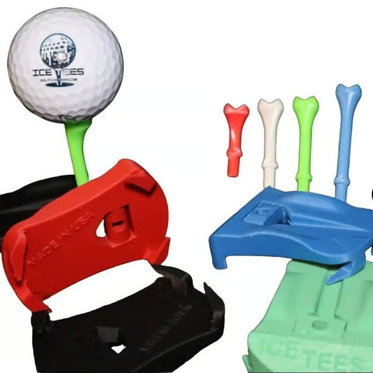 Ice Tees Turf Base V3 - Turf Tee for Artificial Turf---Includes Pre-Cut Tee Variety Packs