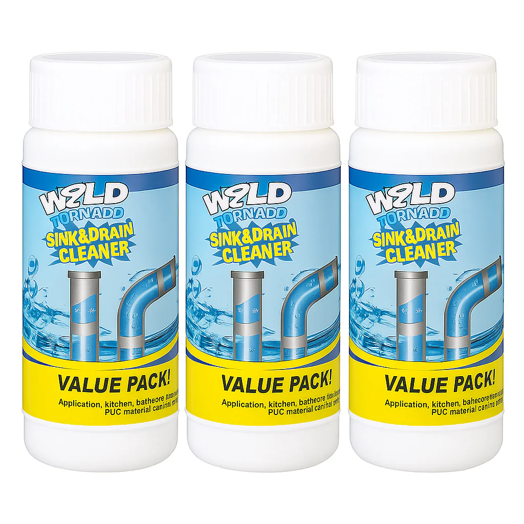 All-Purpose Drain Cleaner: safe, non-toxic & instantly unclogs pipes