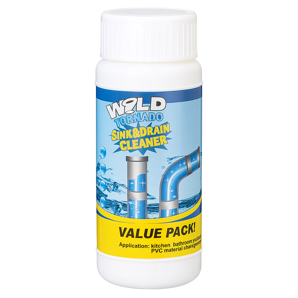 All-Purpose Drain Cleaner: safe, non-toxic & instantly unclogs pipes