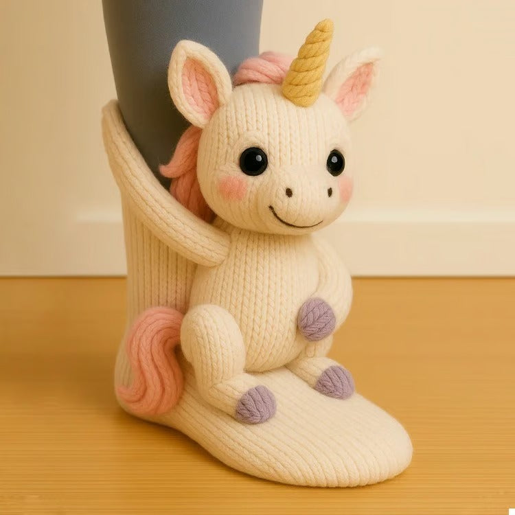 🎅Christmas Sale 49% Off 🎄3D Knit Animal Socks