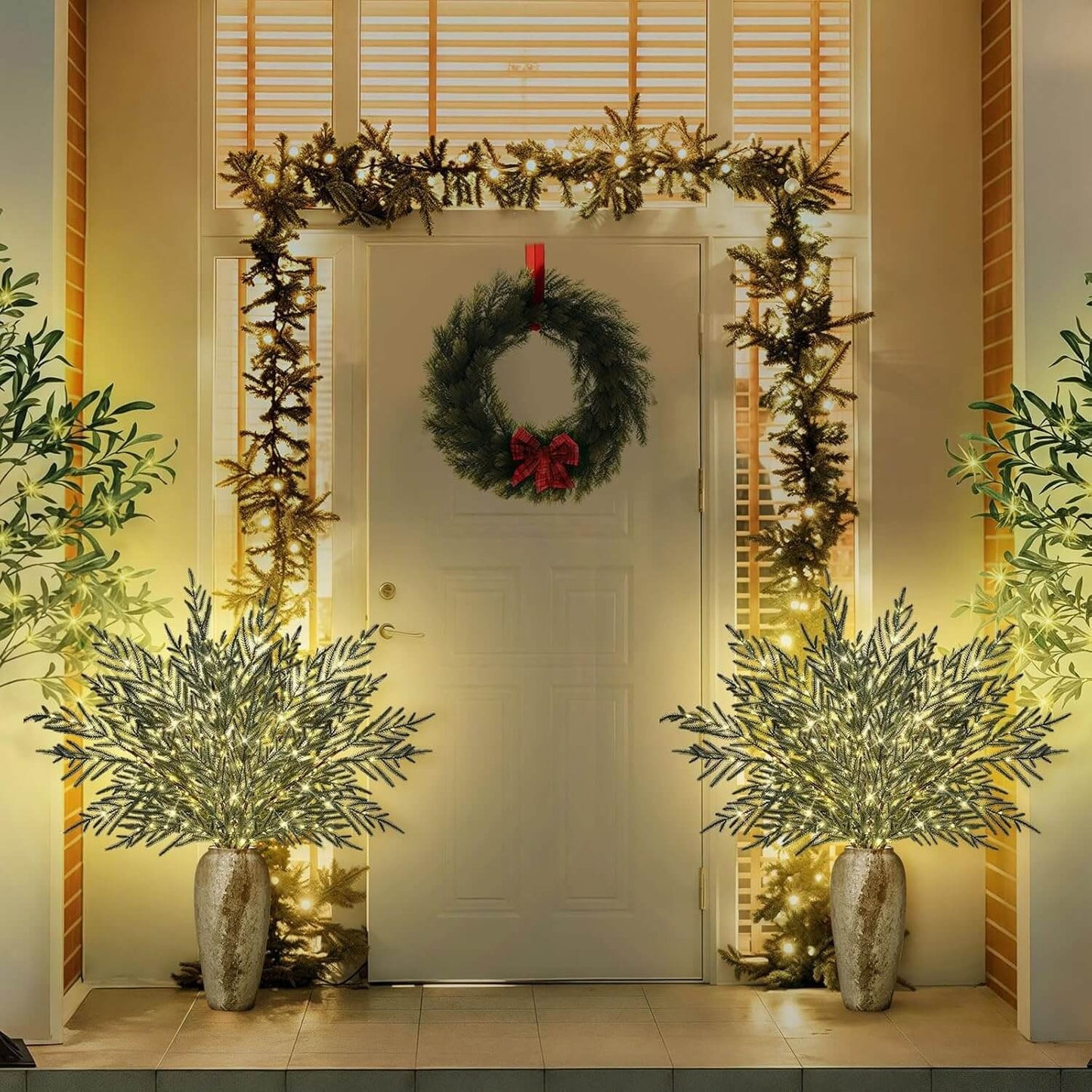 Christmas Norfolk Pine Branches