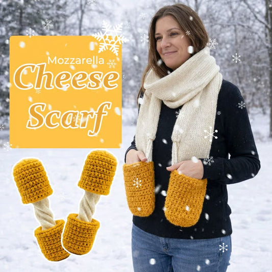 Mozzarella Stick Scarf - Fun & Warm Winter Gift