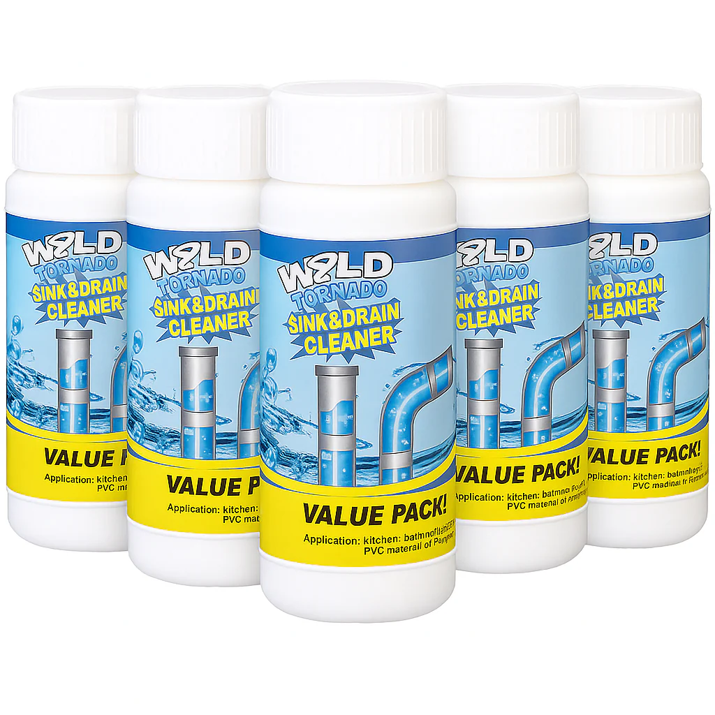 All-Purpose Drain Cleaner: safe, non-toxic & instantly unclogs pipes