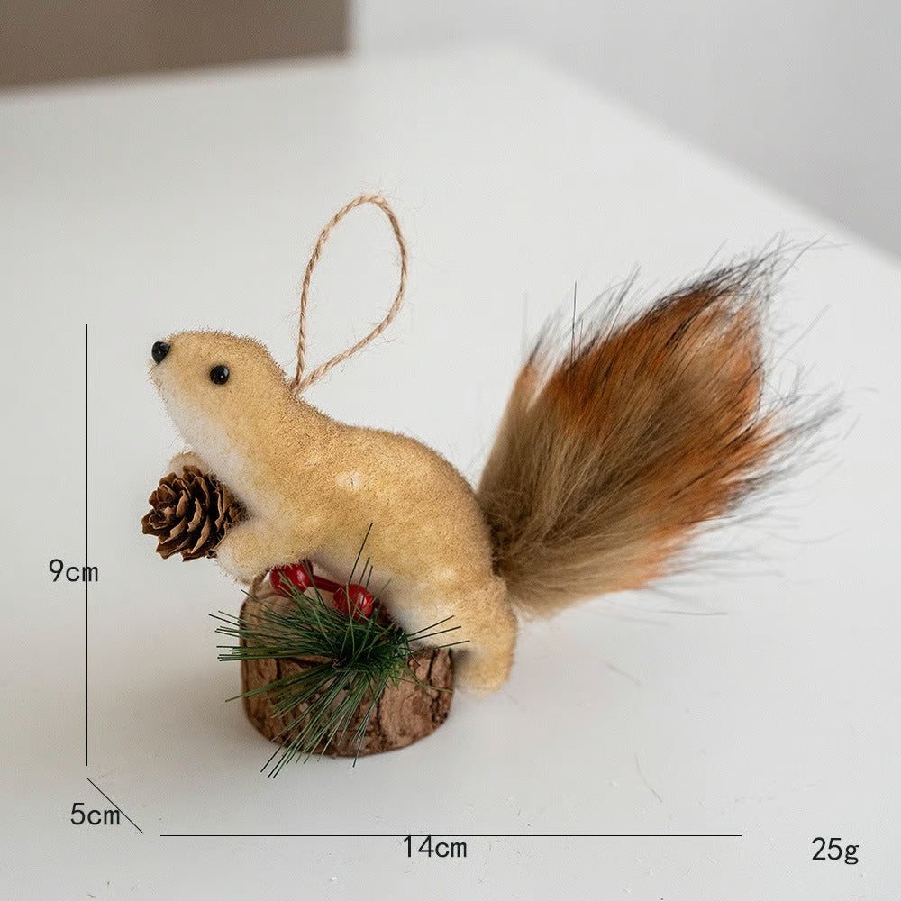 🐿️✨Adorable Christmas Squirrel Ornaments