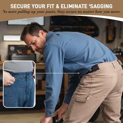 2Pcs Metal Hook Tactical Elastic Belt