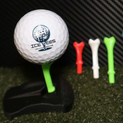 Ice Tees Turf Base V3 - Turf Tee for Artificial Turf---Includes Pre-Cut Tee Variety Packs