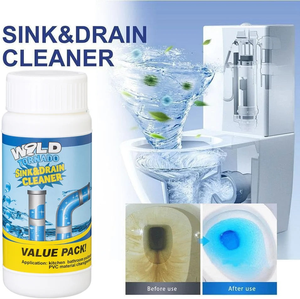 All-Purpose Drain Cleaner: safe, non-toxic & instantly unclogs pipes
