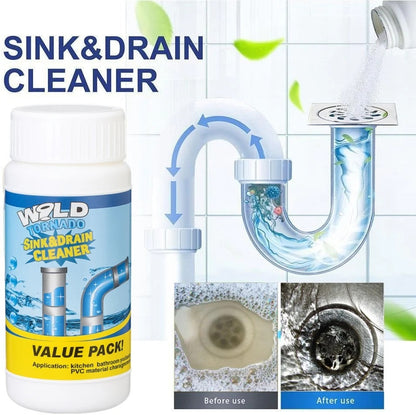 All-Purpose Drain Cleaner: safe, non-toxic & instantly unclogs pipes