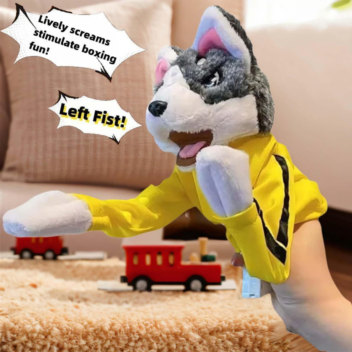 Kung Fu Husky Boxing Puppet