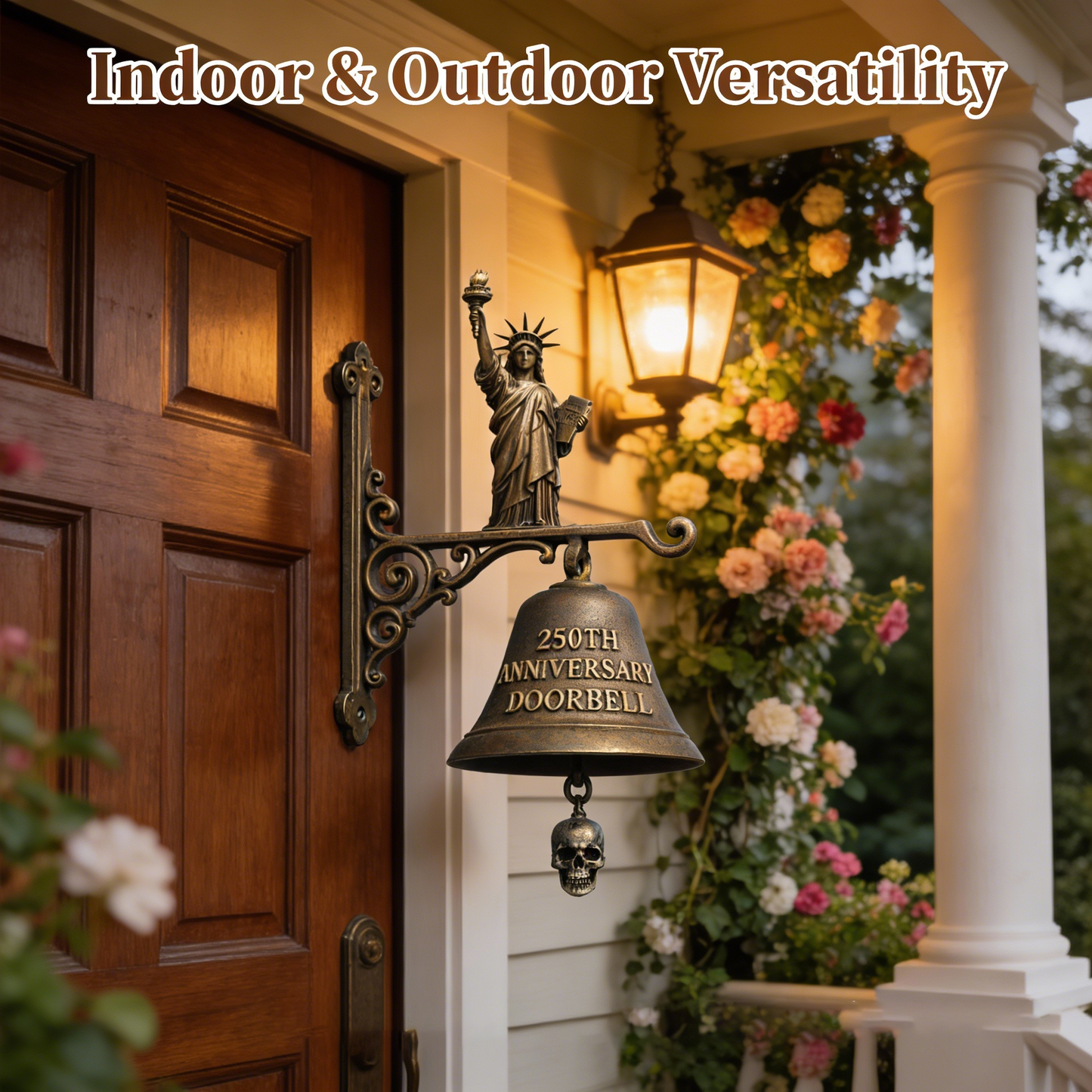 Vintage Rustic Wall-Mounted Welcome Bell