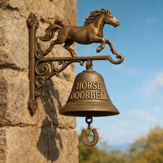 Vintage Rustic Wall-Mounted Welcome Bell