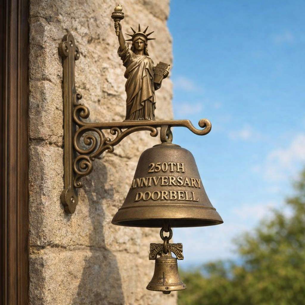 Vintage Rustic Wall-Mounted Welcome Bell